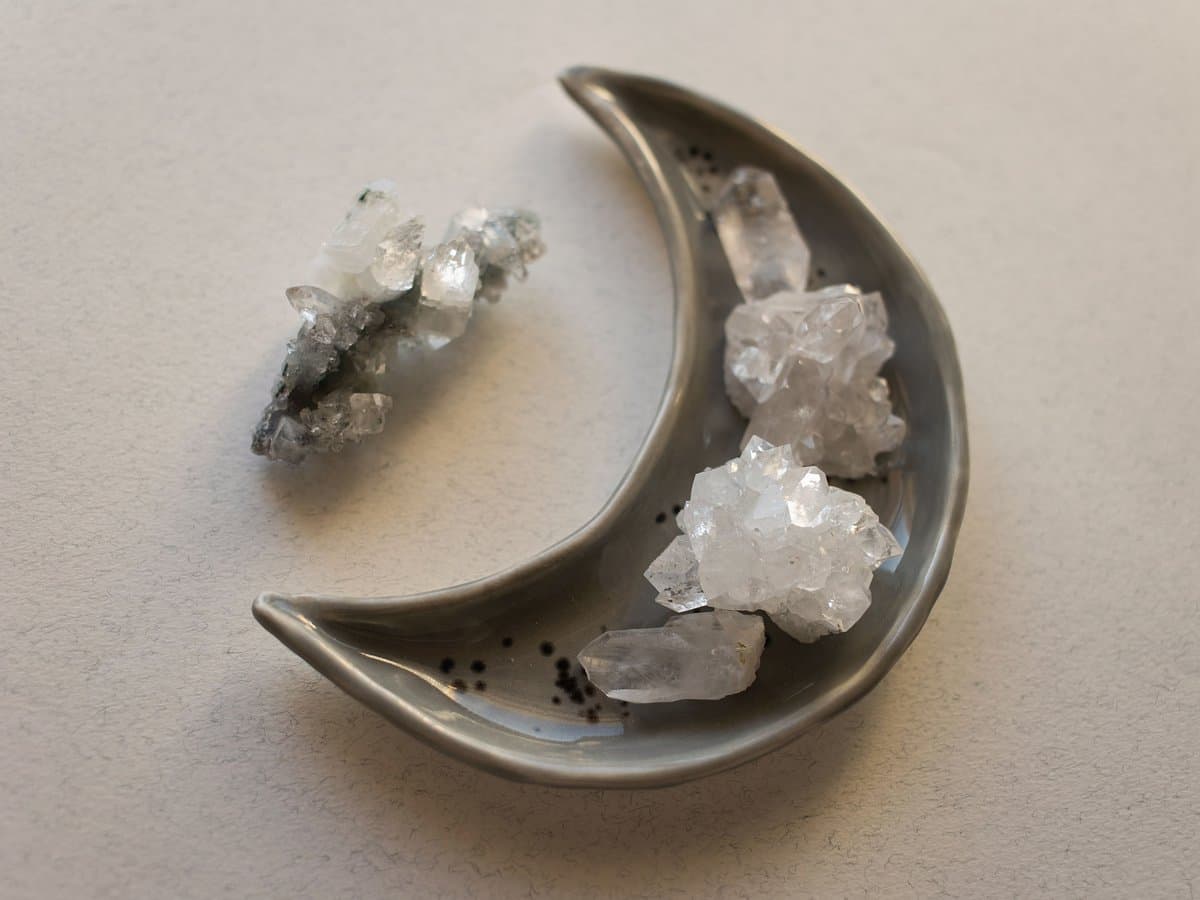 Clear quartz still life